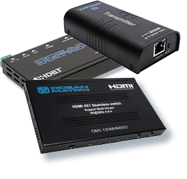 OCEAN MATRIX OMX-HDMICAT1X8 18Gbps HDMI Extender/Splitter