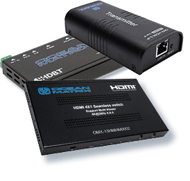 OCEAN MATRIX OMX-HDMICAT1X8 18Gbps HDMI Extender/Splitter